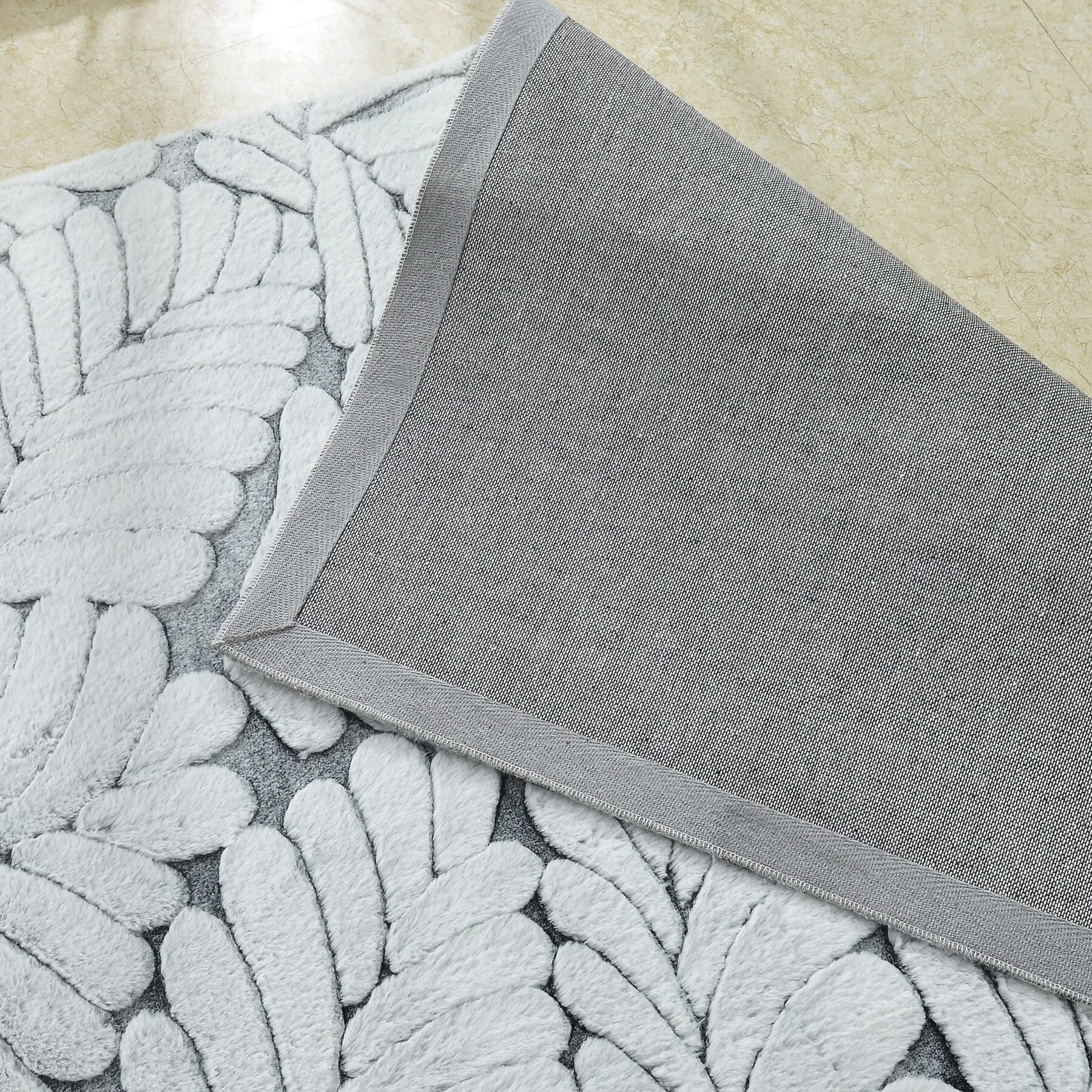 Rugs & Floor Mats — 3D jacquard faux fur rugs