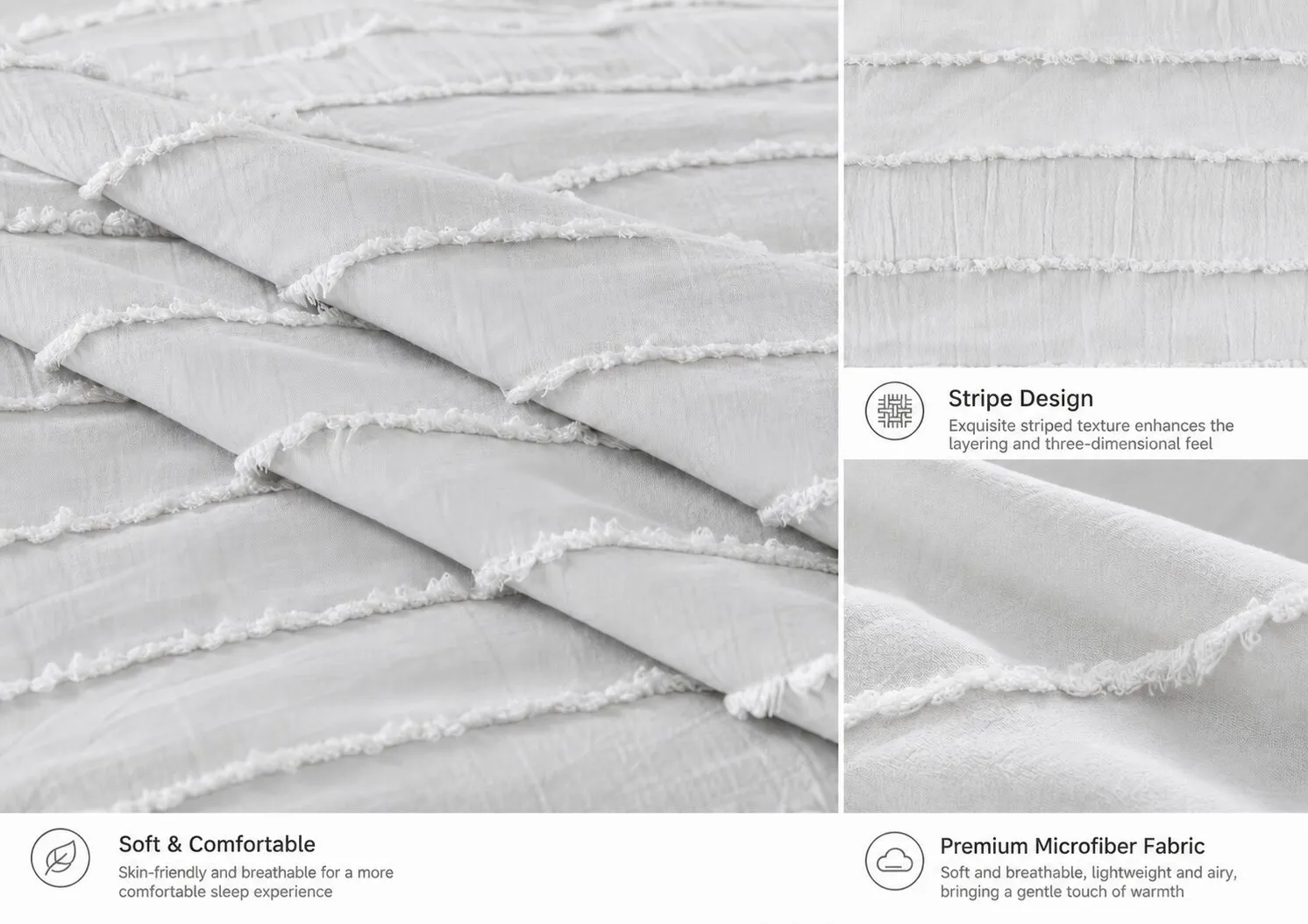 Jacquard duvet cover set — photo 4