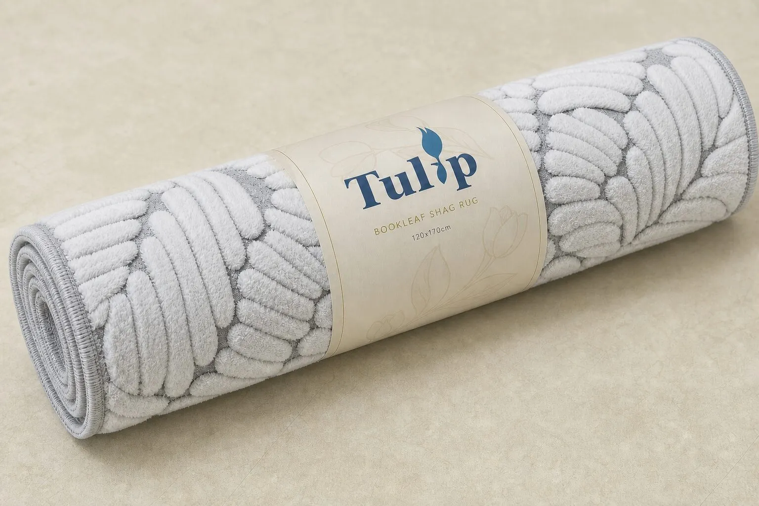 3D jacquard faux fur rug — photo 6