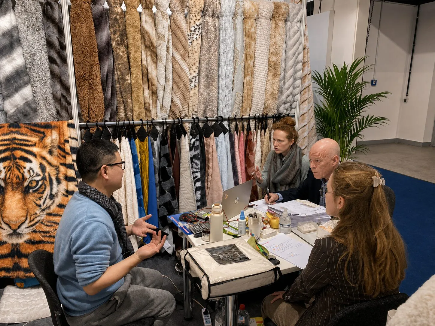 Tulip booth at Heimtextil Frankfurt