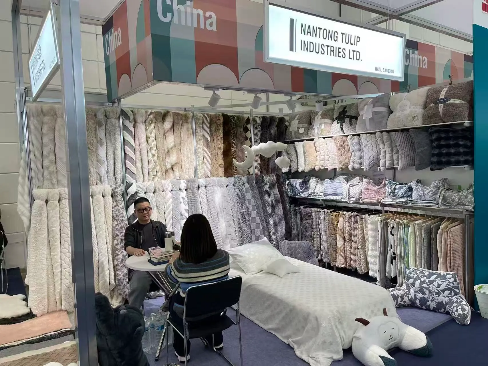 Tulip booth at Heimtextil Frankfurt