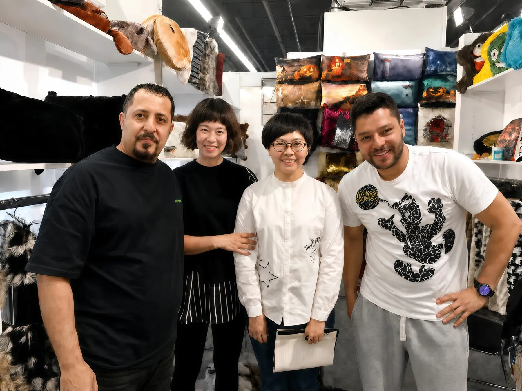 Tulip booth at the New York home textile fair